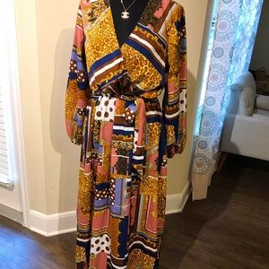 Dress maxi long sleeve